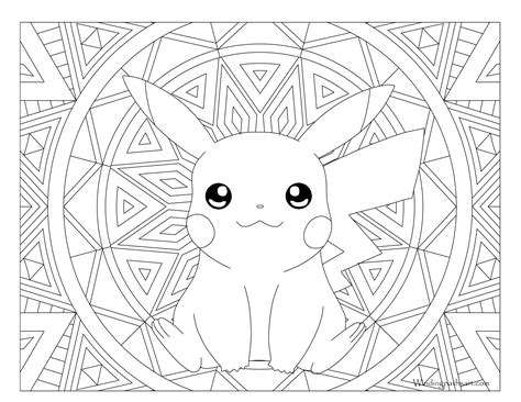 pokemon adult coloring page|Pokemon Coloring Pages